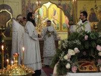 Архиепископ Феодор возглавил воскресное богослужение в Кафедральном соборе