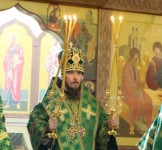 В праздник Входа Господня в Иерусалим архиепископ Феодор совершил Литургию в кафедральном соборе во имя Святой Живоначальной Троицы