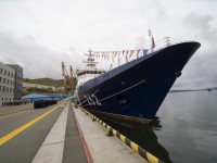 Новые пограничные корабли встретили в Петропавловске-Камчатском