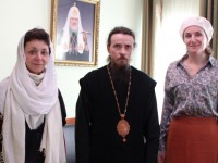 Состоялась встреча Архиепископа Феодора и  Натальи Козновой, заслуженного работника культуры Российской Федерации