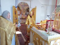 Архиепископ Феодор совершил Литургию в день святого пророка Илии