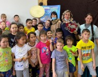 Сотрудница миссионерского отдела епархии провела занятие по церковному шитью для детей из школы-интерната