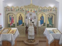 Глава епархии совершил Литургию в храме при Паратунском доме-интернате