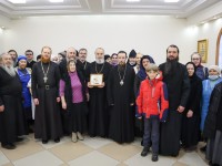 Архиепископ Феодор поздравил иерея Георгия с 65-летием