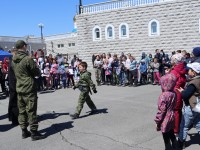 На территории Троицкого собора состоялась военно-патриотическая игра «Наследники святой Руси»