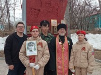Руководитель епархиального отдела по работе с казачеством принял участие в торжественном митинге, посвященном Дню Победы