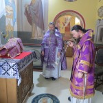 Архиепископ Феодор совершил Литургию Преждеосвященных Даров в день Обретения главы Иоанна Предтечи