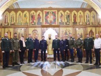 Архиепископ Феодор совершил Божественную литургию, в которой приняли участие атаманы Дальневосточного казачьего войска