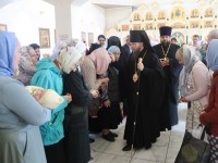 В праздник Успения Пресвятой Богородицы Архиепископ Феодор совершил Литургию в храме г. Елизово