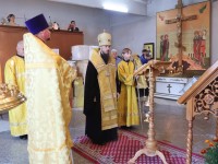 Глава епархии совершил Литургию в гарнизонном храме г. Вилючинск