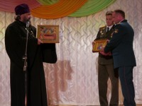 Иерей Дмитрий Бакуров поздравил войсковую часть 28103 с 55-летием со дня образования