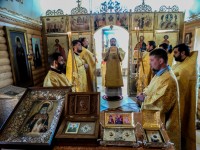 Епископ Артемий посетил храм в честь прп. Луки (Войно-Ясенецкого) в престольный праздник