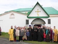 Епископ Артемий совершил литургию в храме в честь прп. Сергия Радонежского пос. Сокоч