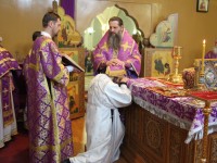В неделю Торжества Православия архиепископ Артемий совершил литургию в Кафедральном соборе и рукоположил в сан диакона Сергея Пустенького