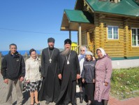 В составе делегации Правительства Камчатского края Архиепископ Артемий посетил с. Никольское (Командорские острова).