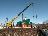 Строительство воскресной школы при храме прп.Сергия Радонежского района Северо-восток