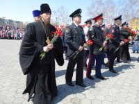 Архиепископ Феодор принял участие в торжественных мероприятиях по случаю Дня Победы