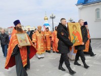 Прибытие иконы с мощами святого великомученика Георгия Победоносца в Камчатскую епархию