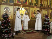 В праздник Рождества Христова Архиепископ Феодор совершил Божественную литургию в Кафедральном соборе