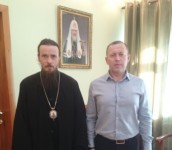 Архиепископ Феодор встретился с главой Мильковского района