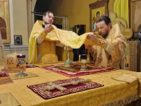 Архиепископ Феодор совершил Божественную литургию в праздник свт. Спиридона Тримифунтского