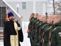 Священнослужитель епархии принял участие в церемонии принятия воинской присяги