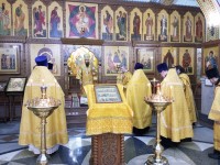 В День рождения Святейшего Патриарха Кирилла Архиепископ Феодор совершил благодарственный молебен в Кафедральном соборе