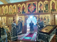 В среду первой седмицы Великого поста Архиепископ Феодор совершил Литургию Преждеосвященных Даров