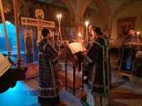 Архиепископ Феодор совершил Пассию в Троицком кафедральном соборе