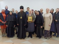 Юбилей фотографа Светланы Лигостаевой отметили в Епархиальном управлении