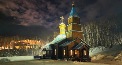 Храм в честь иконы Божией Матери "Живоносный Источник" с. Паратунка